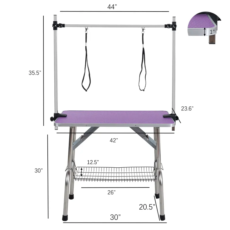 Folding Pet Grooming Table Arm Clamp - 42