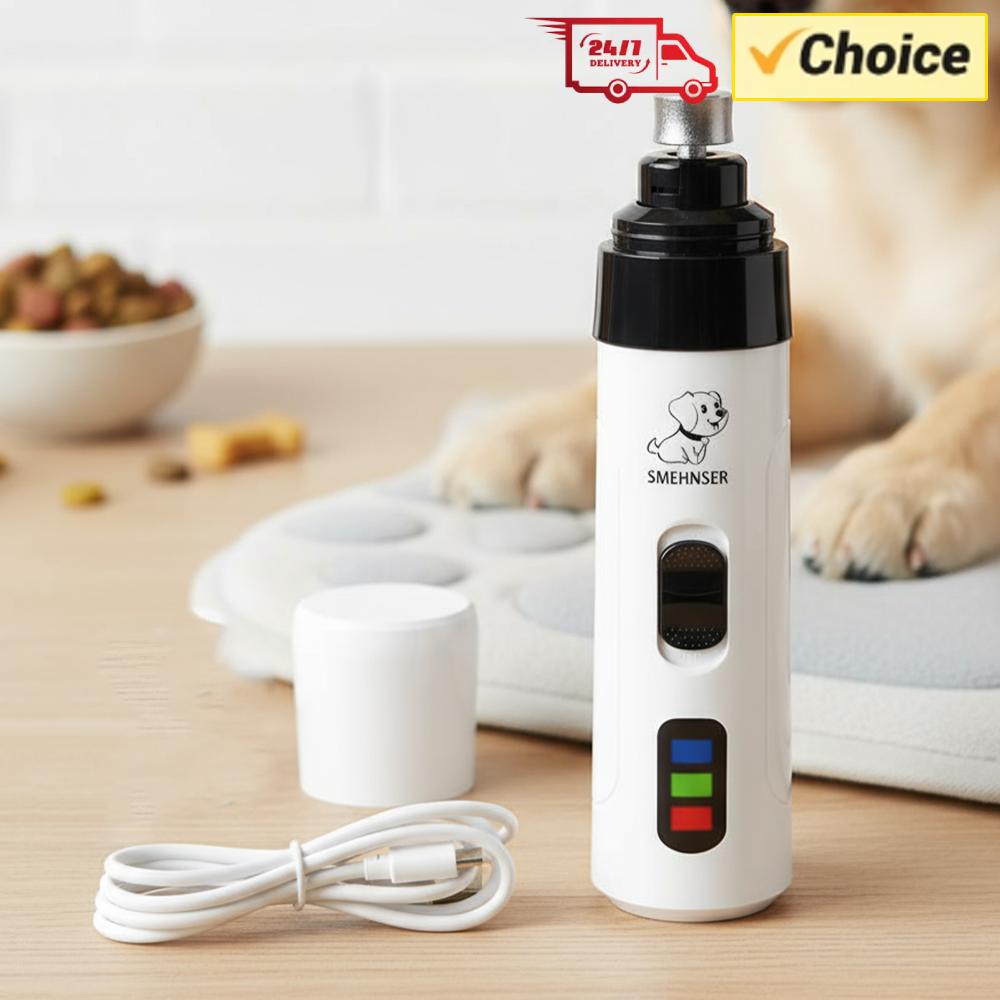 Cordless Dog Clippers Low Noise Grooming - Dog Nail Grinders USB Charging Pet