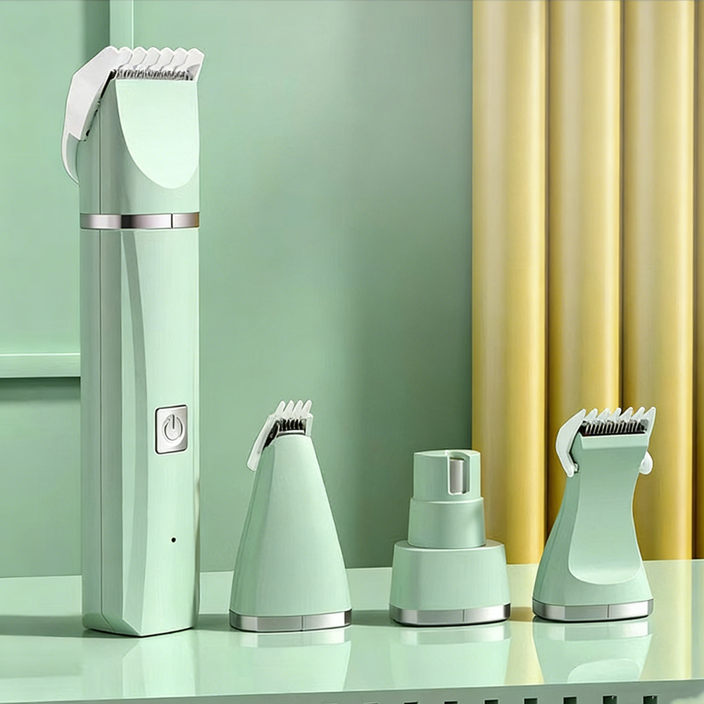 Cordless Dog Clippers Low Noise Grooming - 4-In-1 Pet Grooming Care Set 4