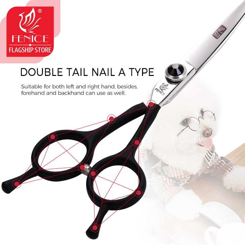Fenice 5.5 inch Professional C - огляд і ціна Professional Pet Grooming Scissors Curved