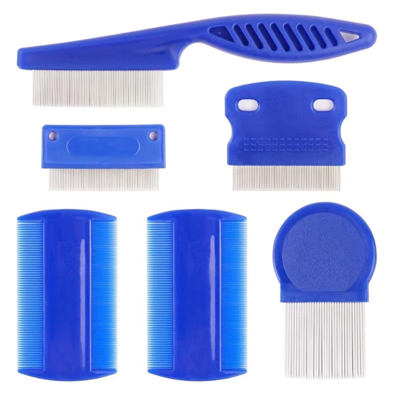 4Pcs/6Pcs Pet Comb Flea Comb F - огляд і ціна Flea Comb Fine Tooth Pet Tear Stain