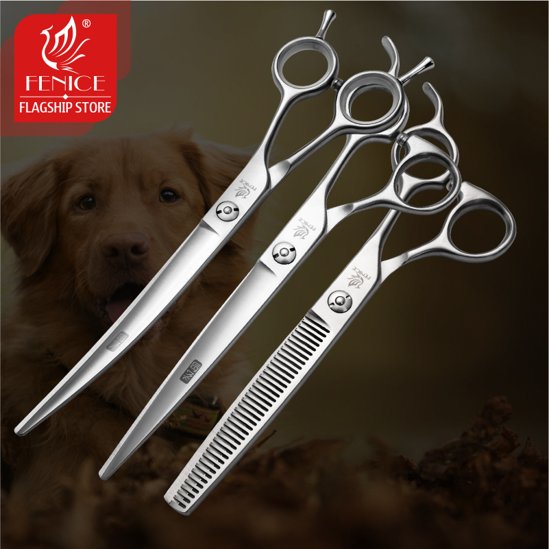 Fenice 6.5/7.0/7.5/8.0 Pet Gro - огляд і ціна Professional Pet Grooming Scissors Curved
