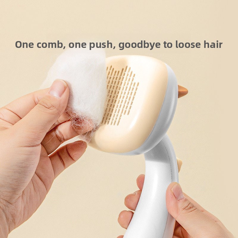 Pet Grooming Brush Stainless S - огляд і ціна Slicker Brush Self Cleaning Pet Grooming