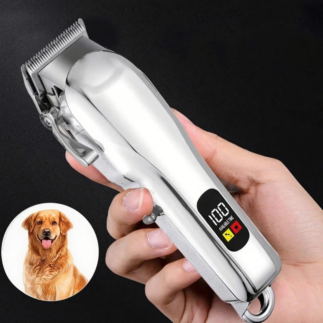 Cordless Low Noise Professiona - огляд і ціна Cordless Dog Clippers Low Noise Grooming