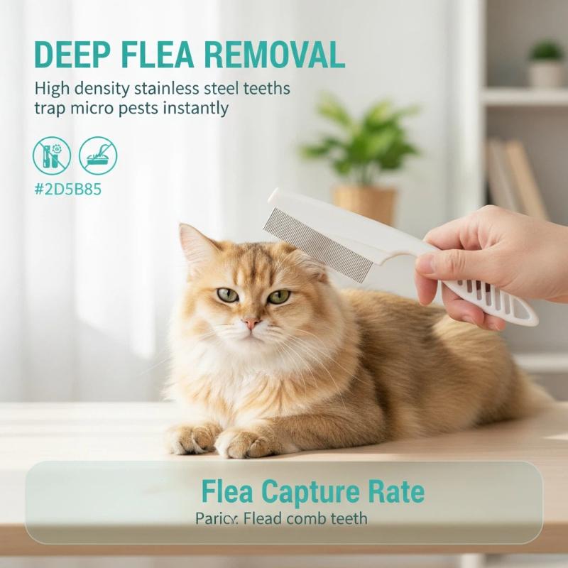 Pet Tear Stain Flea Comb Fine  - огляд і ціна Flea Comb Fine Tooth Pet Tear Stain