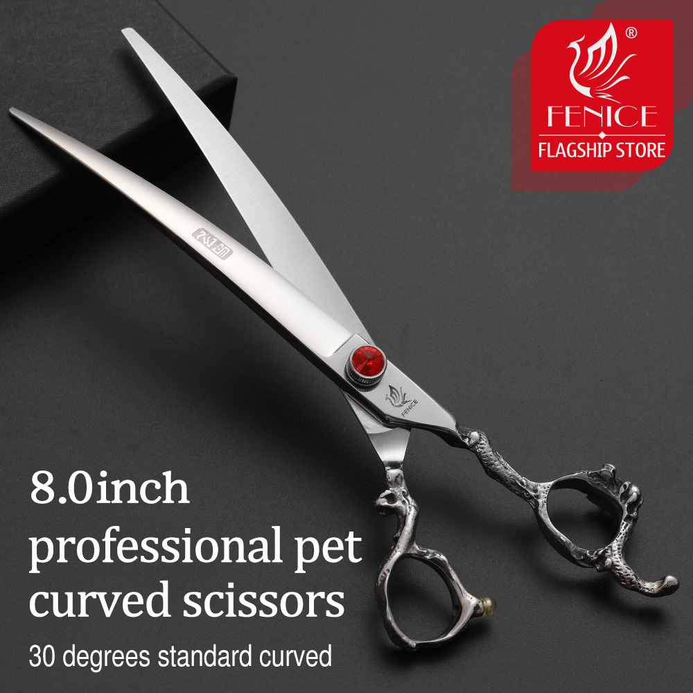 Fenice Dragon Handle Professio - огляд і ціна Professional Pet Grooming Scissors Curved