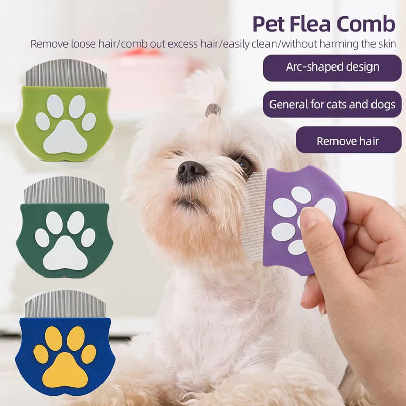 Pet Flea Comb for Cats Dogs Te - огляд і ціна Flea Comb Fine Tooth Pet Tear Stain