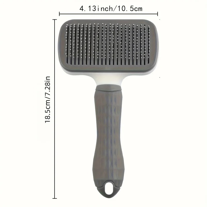 Self-cleaning Pet Hair Remove  - огляд і ціна Slicker Brush Self Cleaning Pet Grooming