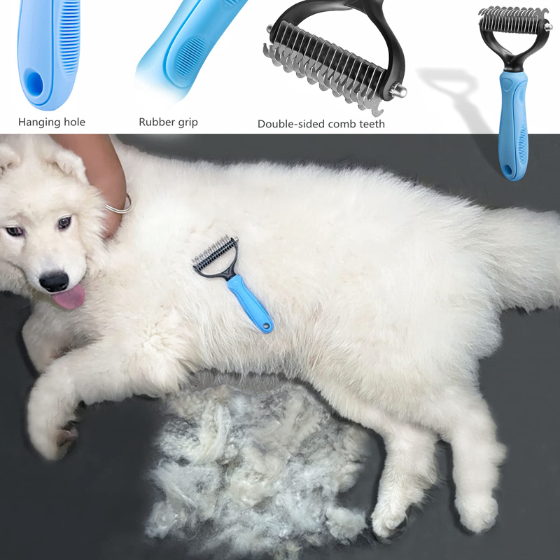 Benepaw Professional Dog Under - огляд і ціна Undercoat Rake Dematting Tool Dog Shedding