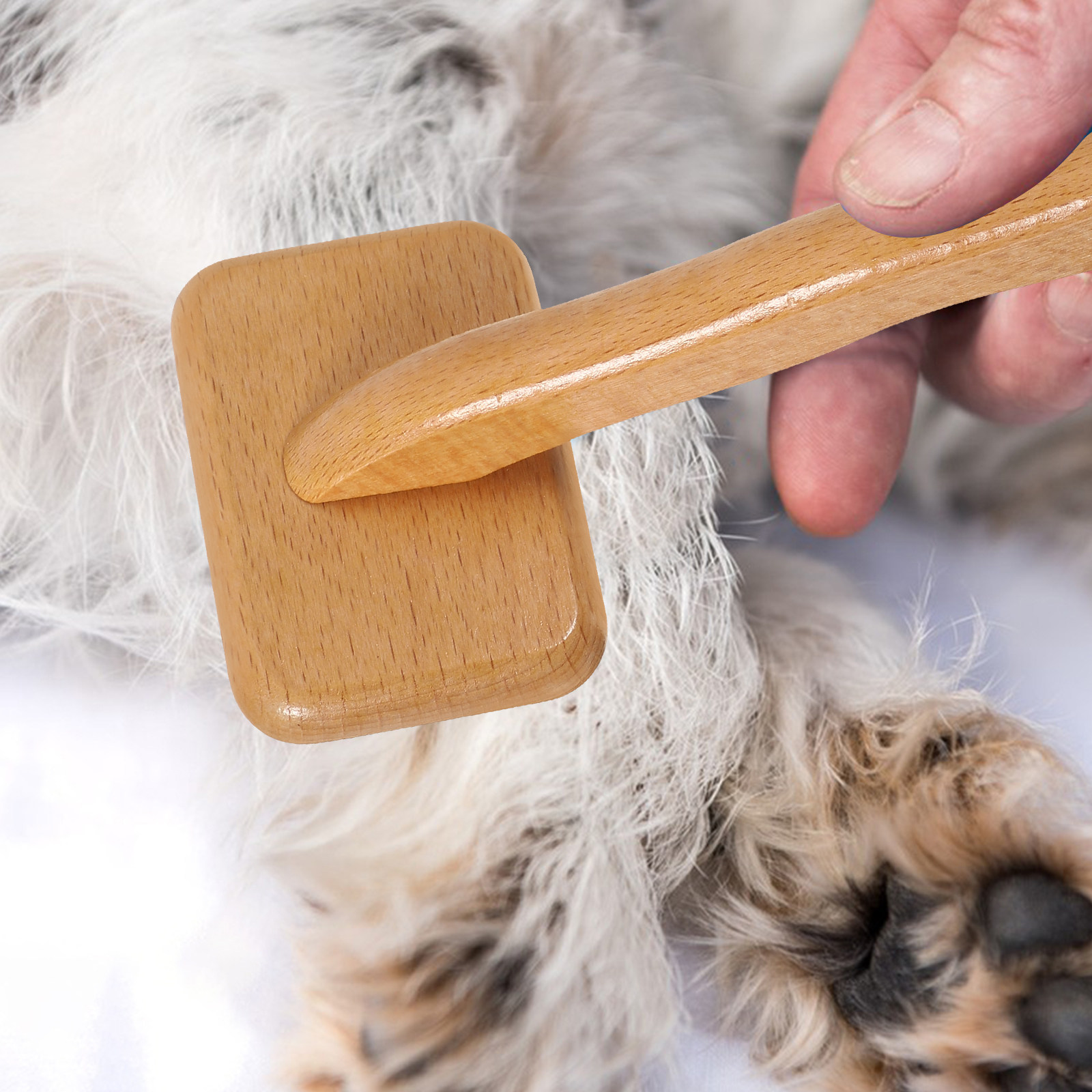 Dog Wood Comb Self Cleaning Pe - огляд і ціна Slicker Brush Self Cleaning Pet Grooming