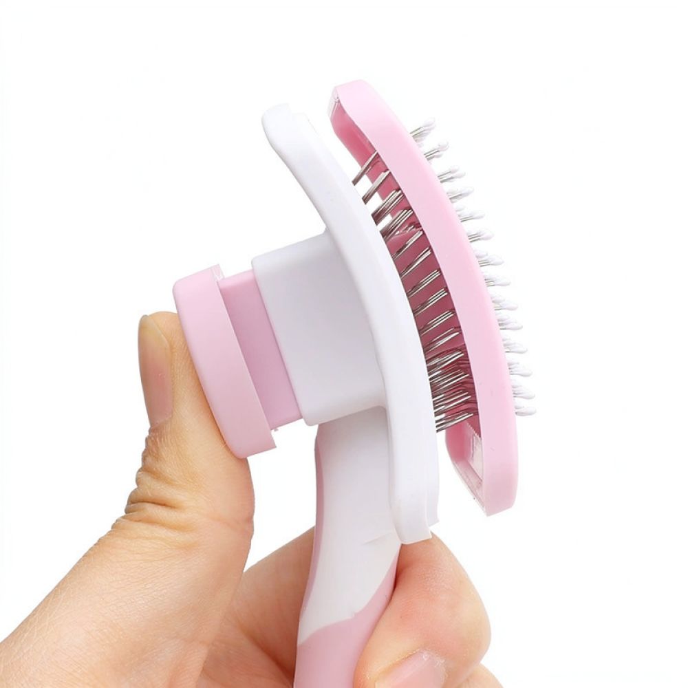 Pet Hair Grooming Tool Self Cl - огляд і ціна Slicker Brush Self Cleaning Pet Grooming