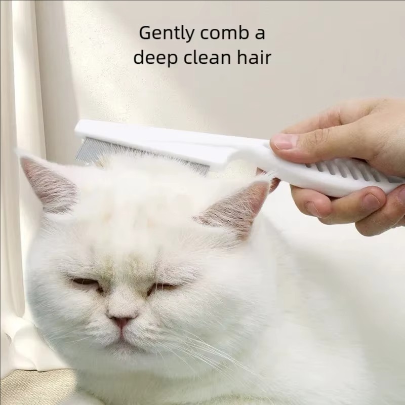 1Pcs Pet Tear Stain & Flea Com - огляд і ціна Flea Comb Fine Tooth Pet Tear Stain