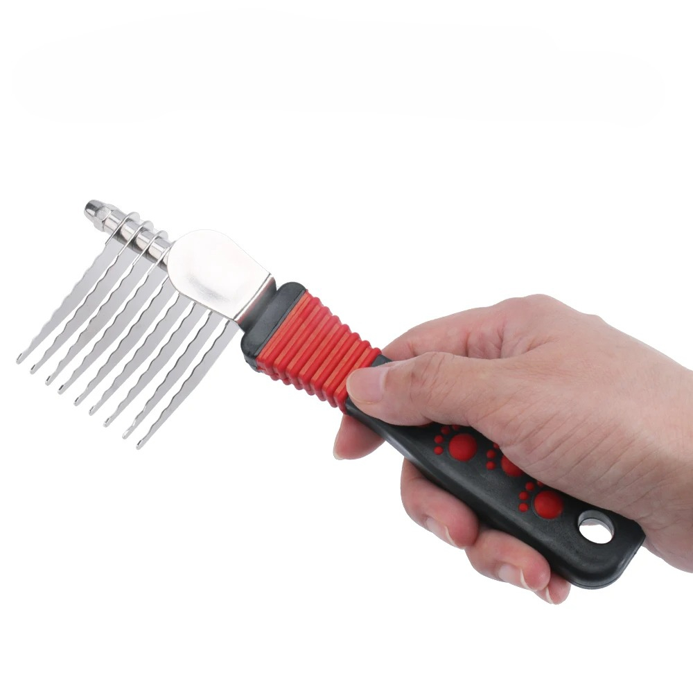 Pet Undercoat Hair Brush Dog G - огляд і ціна Undercoat Rake Dematting Tool Dog Shedding