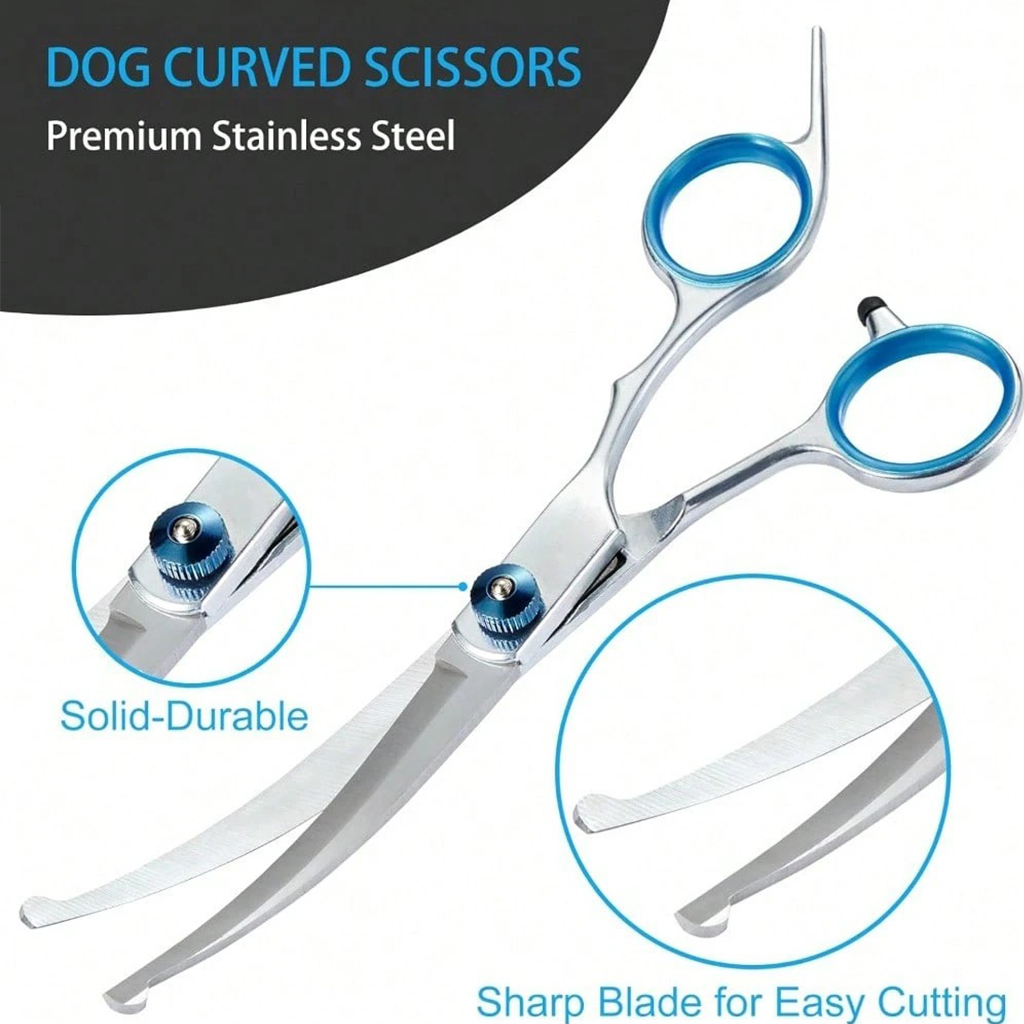 Professional Pet Grooming Scis - огляд і ціна Professional Pet Grooming Scissors Curved
