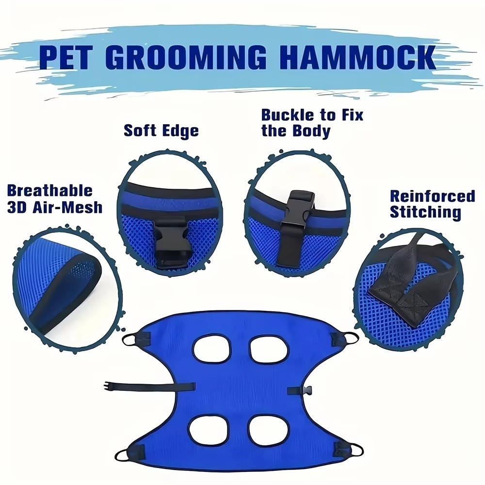 Large Pet Grooming Hammock Han - огляд і ціна Pet Grooming Hammock Sling Restraint