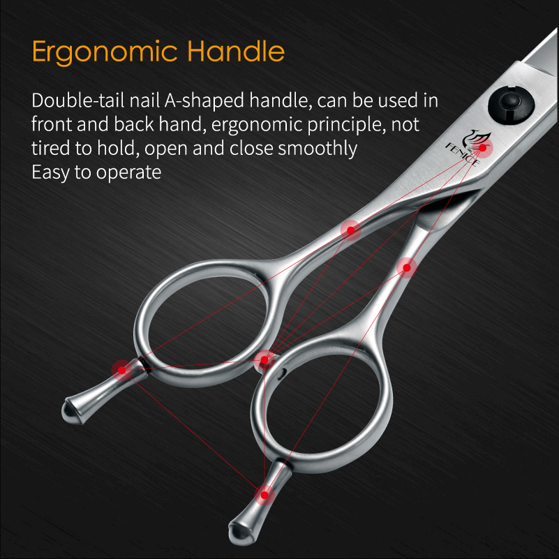 Fenice Professional Left Hand  - огляд і ціна Professional Pet Grooming Scissors Curved