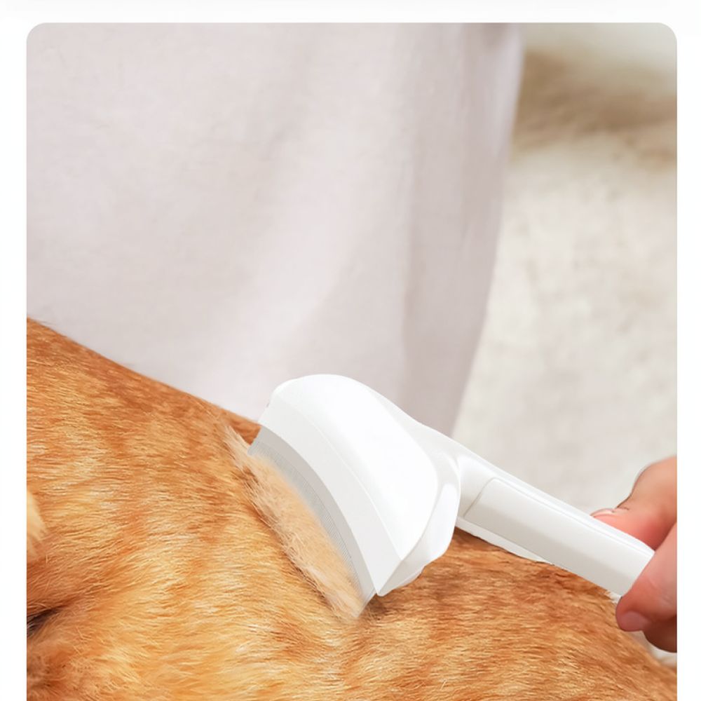 Cat Dog Grooming Tool Curved D - огляд і ціна Undercoat Rake Dematting Tool Dog Shedding