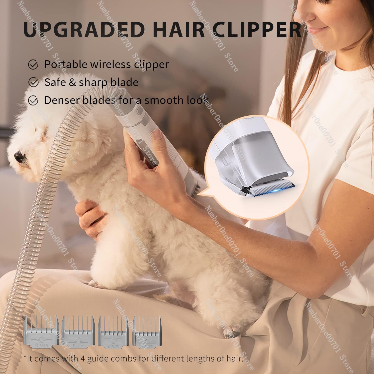 5-in-1 Pet Grooming Vacuum Kit - огляд і ціна Pet Grooming Vacuum Suction Kit 5 In 1