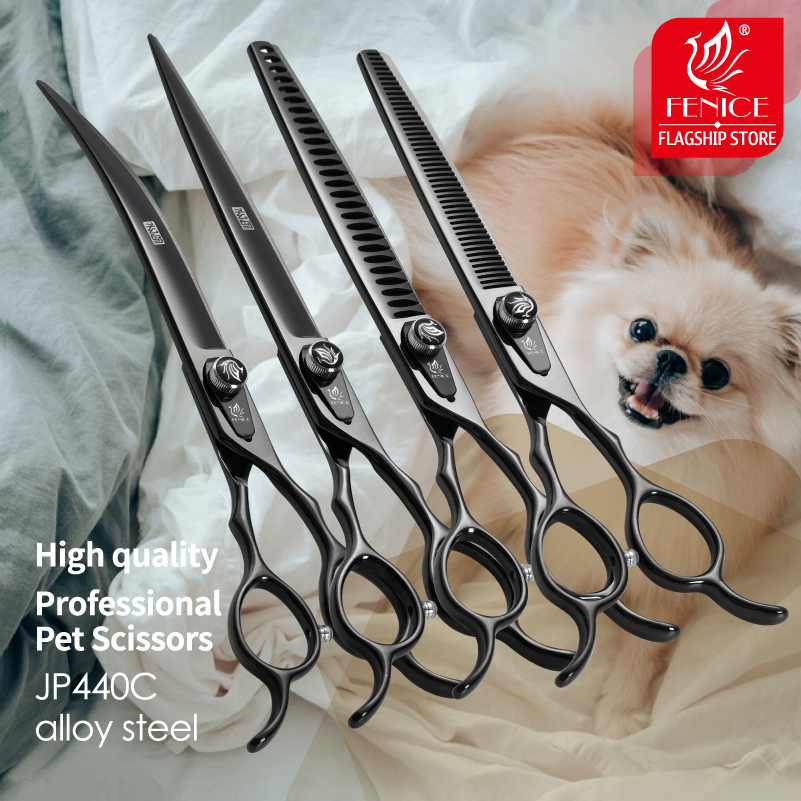 Fenice JP440C Steel Profession - огляд і ціна Professional Pet Grooming Scissors Curved