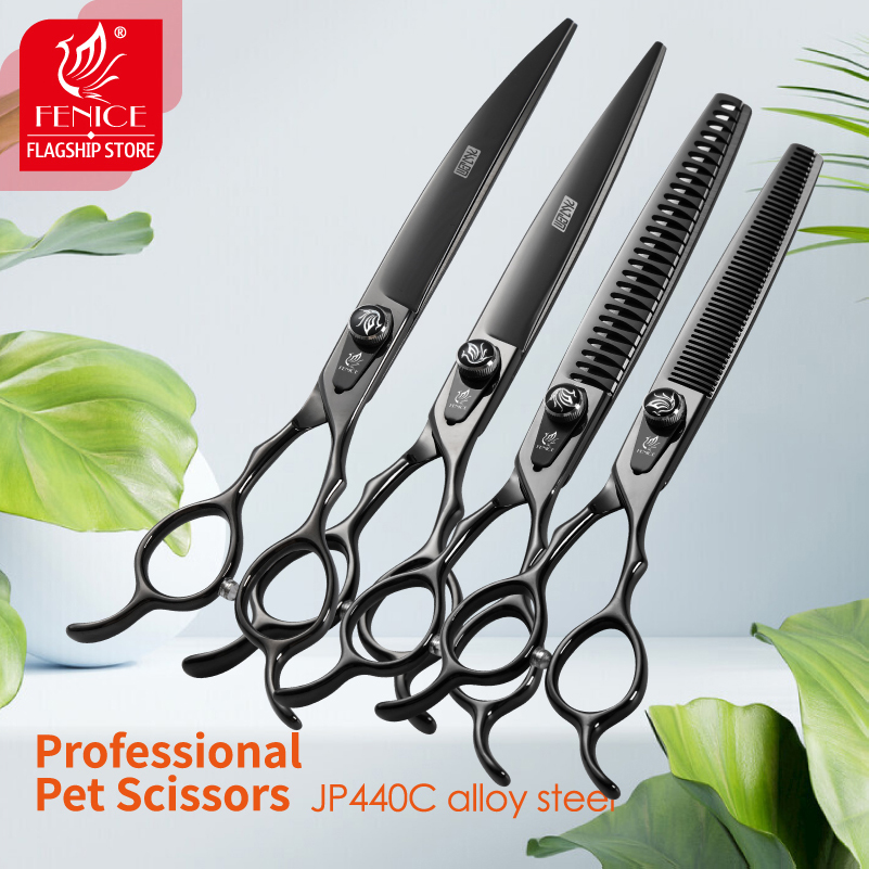 Fenice JP440C Steel Profession - огляд і ціна Professional Pet Grooming Scissors Curved