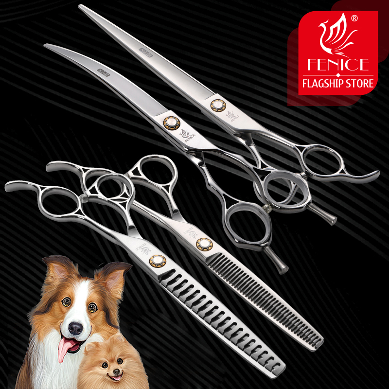 Fenice 6.5/7/7.5/8 inch Profes - огляд і ціна Professional Pet Grooming Scissors Curved