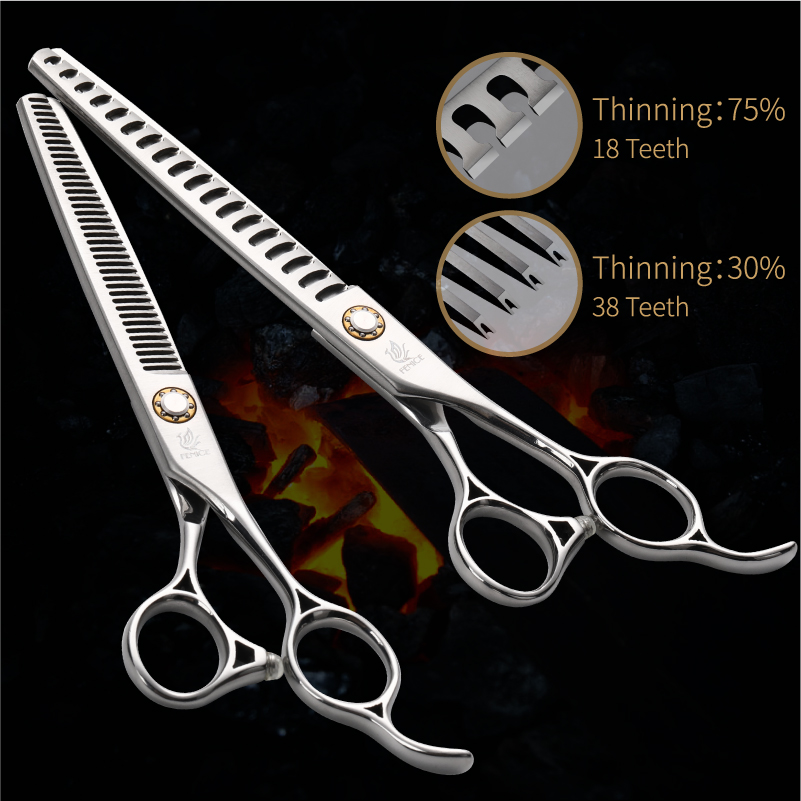 Fenice 6.5/7/7.5/8 inch Profes - огляд і ціна Professional Pet Grooming Scissors Curved