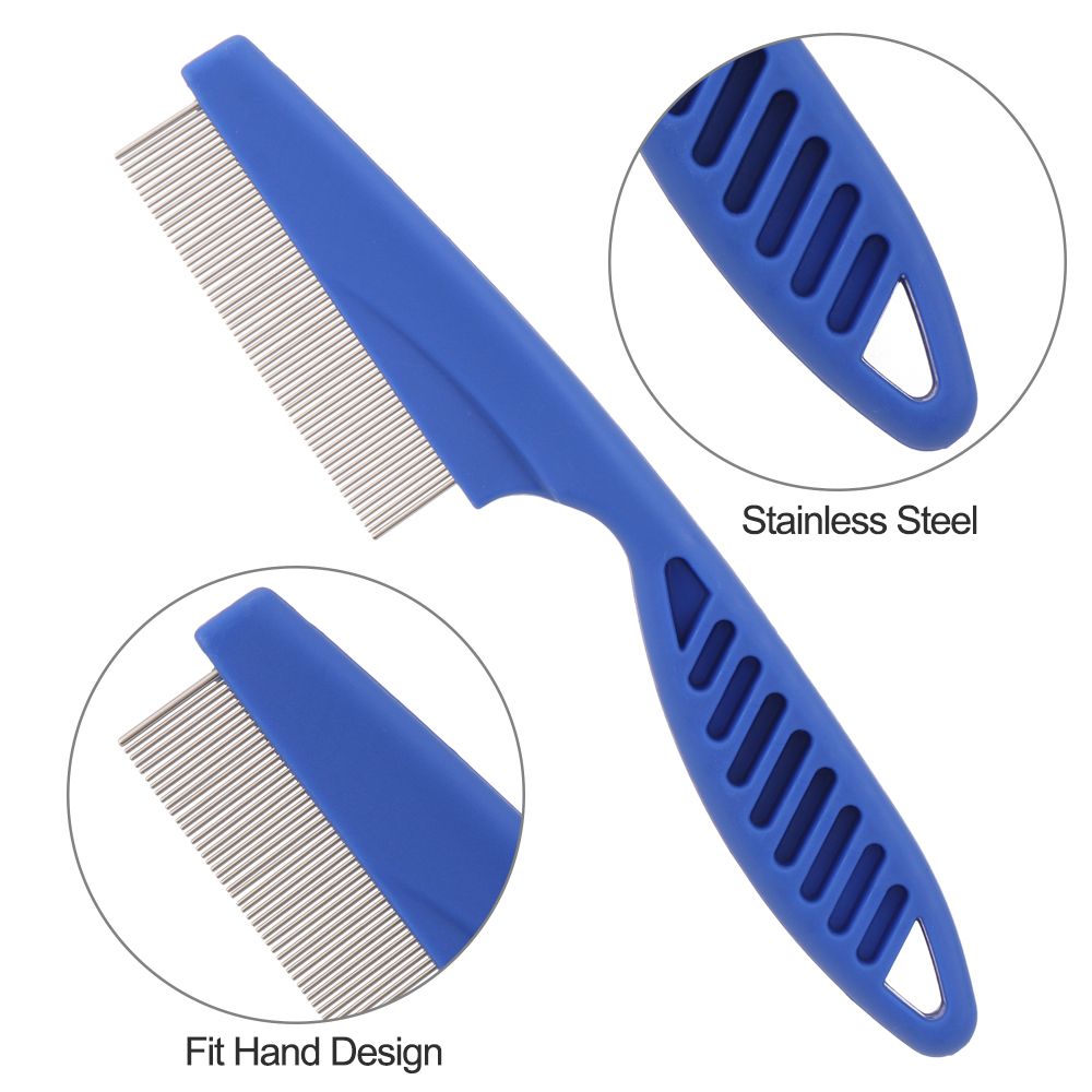 6 Pcs/set Stainless Steel Tear - огляд і ціна Flea Comb Fine Tooth Pet Tear Stain