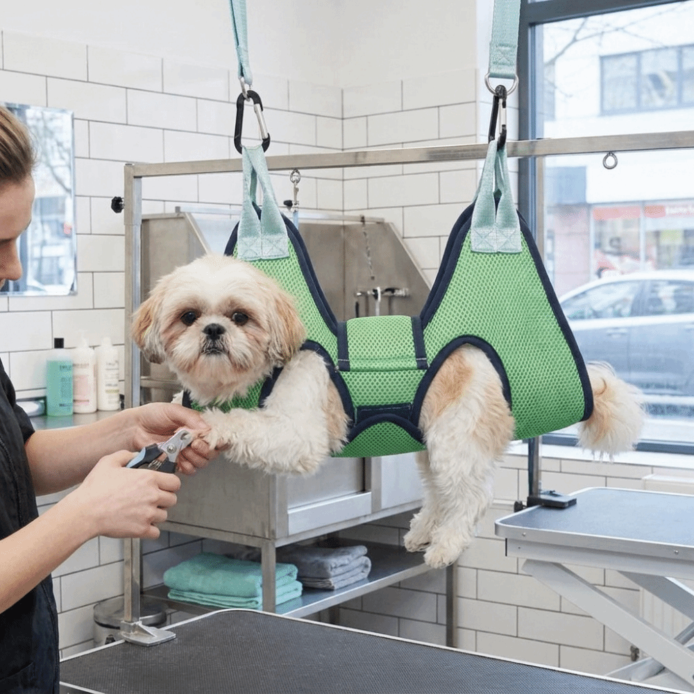 Adjustable Dog Grooming Hammoc - огляд і ціна Pet Grooming Hammock Sling Restraint