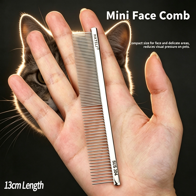 304 Stainless Steel Pet Face C - огляд і ціна Flea Comb Fine Tooth Pet Tear Stain