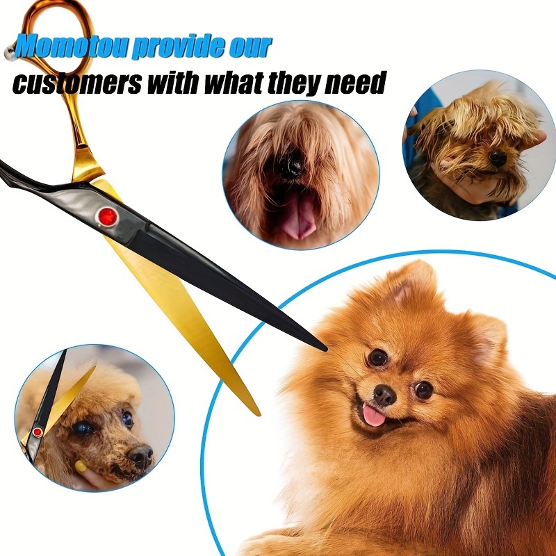 Curved Dog Grooming Scissors , - огляд і ціна Professional Pet Grooming Scissors Curved