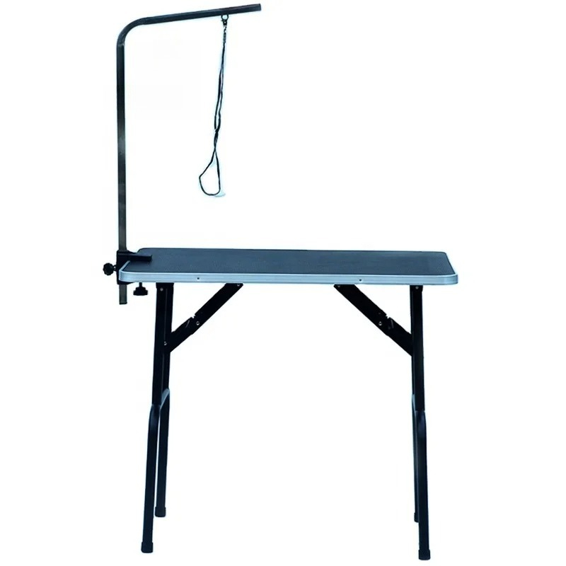 wholesale black iron coating l - огляд і ціна Folding Pet Grooming Table Arm Clamp