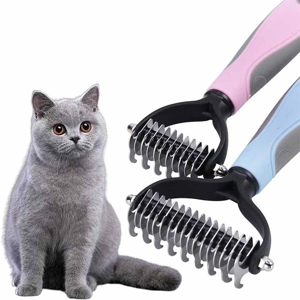 Pet Grooming Brush - Shedding  - огляд і ціна Undercoat Rake Dematting Tool Dog Shedding