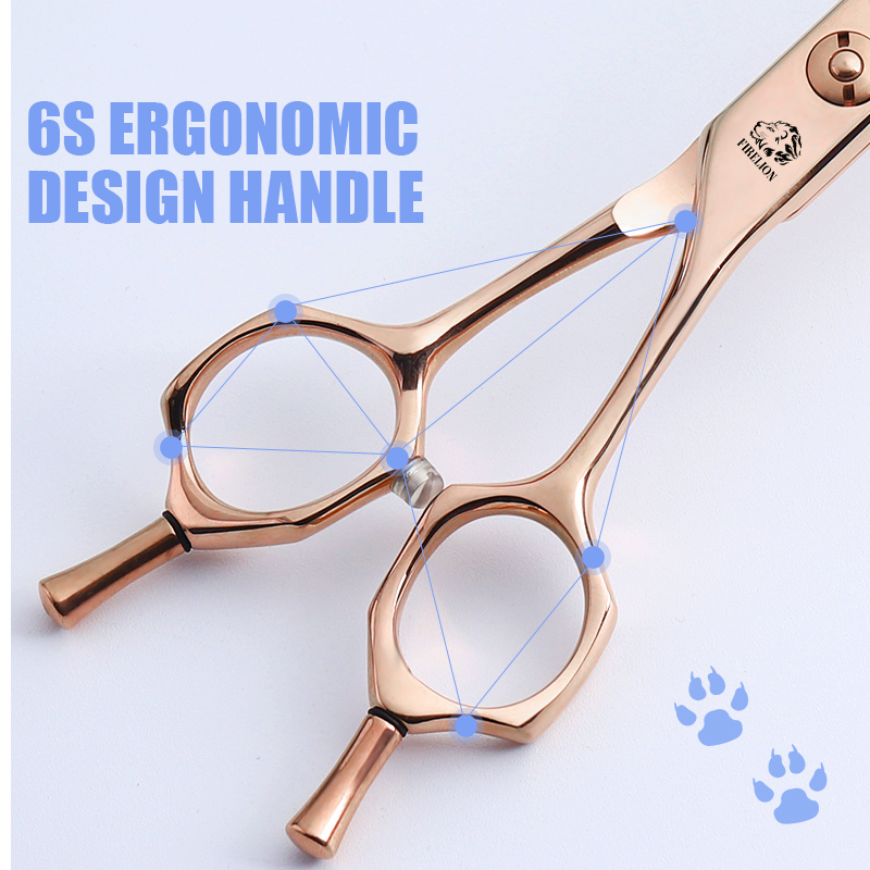 FIRELION Professional VG10 6.5 - огляд і ціна Professional Pet Grooming Scissors Curved