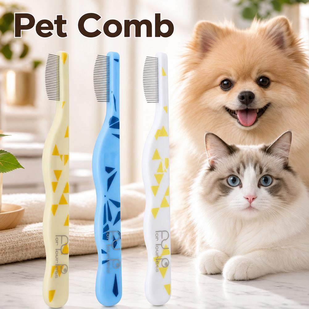 Cat Face Comb Mini Stainless S - огляд і ціна Flea Comb Fine Tooth Pet Tear Stain