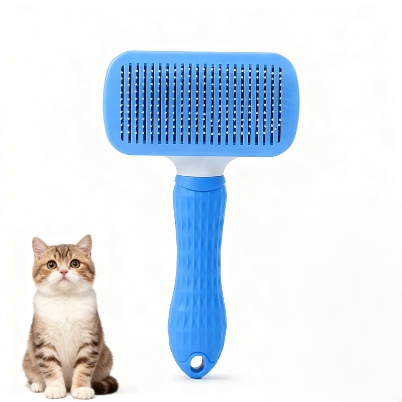 Self‑Cleaning Slicker Brush Pe - огляд і ціна Slicker Brush Self Cleaning Pet Grooming