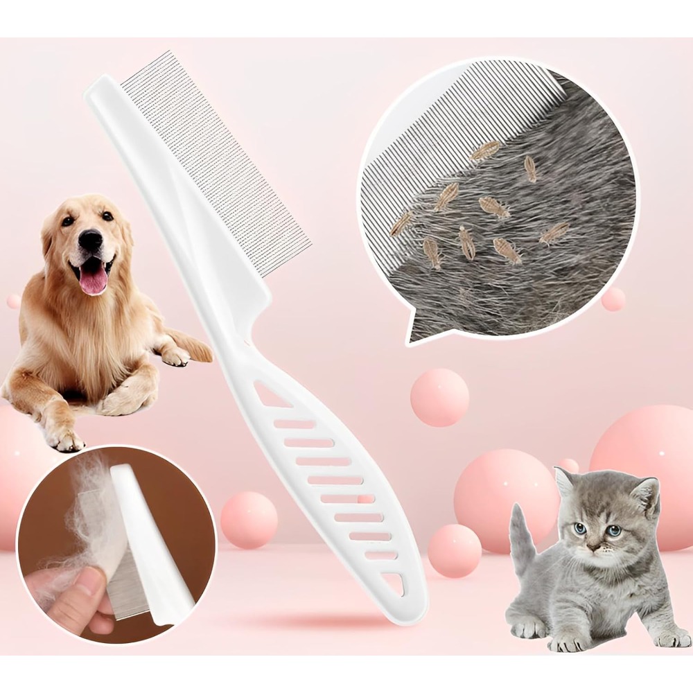 Flea Comb for Dogs and Cats Pe - огляд і ціна Flea Comb Fine Tooth Pet Tear Stain